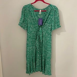 Seraphine Maternity/Breastfeeding Tie Front Dress